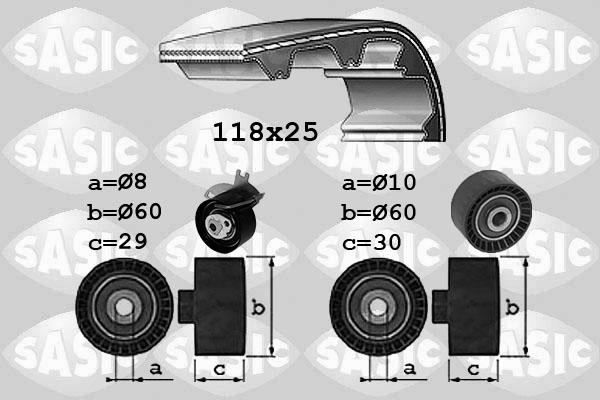 Sasic 1750041 - Kit cinghie dentate autozon.pro