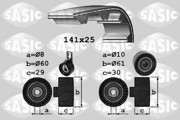 Sasic 1750043 - Kit cinghie dentate autozon.pro