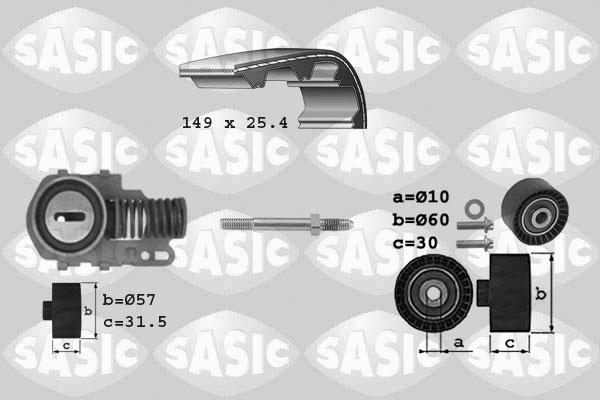 Sasic 1750004 - Kit cinghie dentate autozon.pro