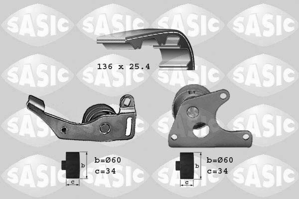 Sasic 1750001 - Kit cinghie dentate autozon.pro