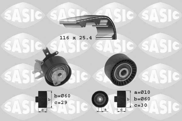 Sasic 1750014 - Kit cinghie dentate autozon.pro