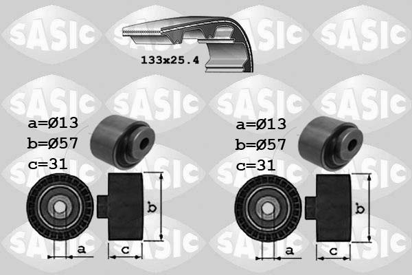 Sasic 1750031 - Kit cinghie dentate autozon.pro