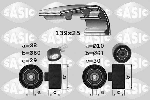 Sasic 1750038 - Kit cinghie dentate autozon.pro