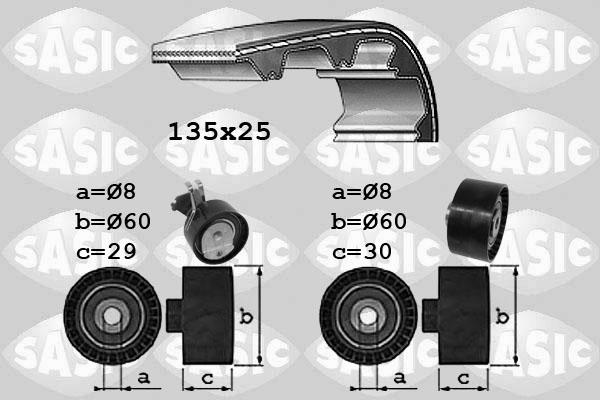 Sasic 1750033 - Kit cinghie dentate autozon.pro