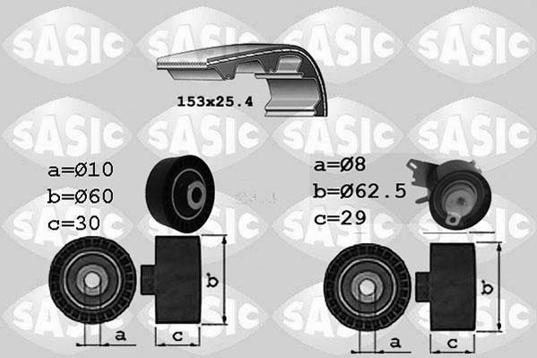 Sasic 1750028 - Kit cinghie dentate autozon.pro