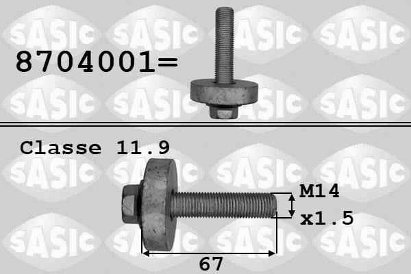 Sasic 8704001 - Bullone puleggia autozon.pro