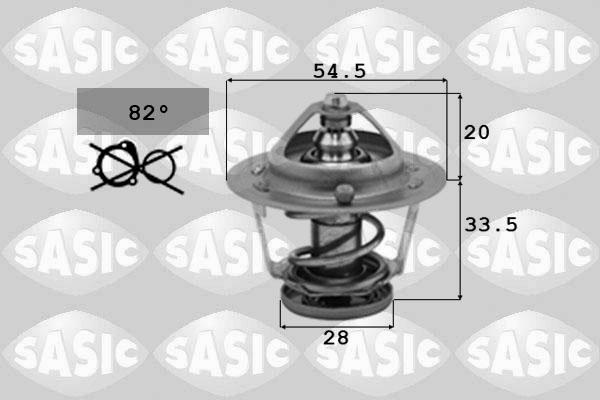 Sasic 3306041 - Termostato, Refrigerante autozon.pro