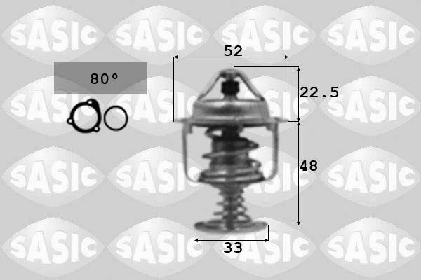 Sasic 3306065 - Termostato, Refrigerante autozon.pro