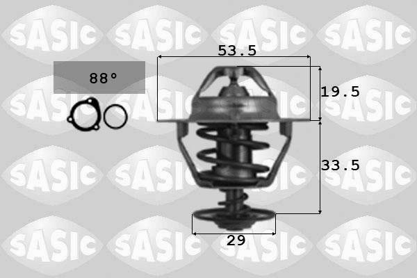 Sasic 3306038 - Termostato, Refrigerante autozon.pro