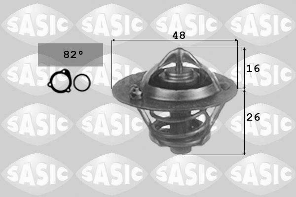 Sasic 3306025 - Termostato, Refrigerante autozon.pro