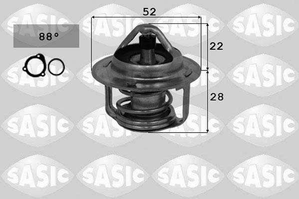 Sasic 3300009 - Termostato, Refrigerante autozon.pro