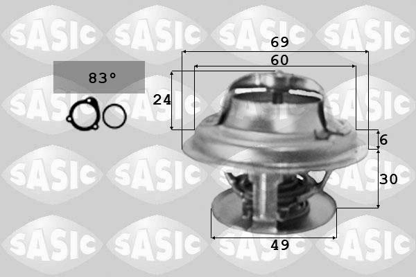 Sasic 3371341 - Termostato, Refrigerante autozon.pro