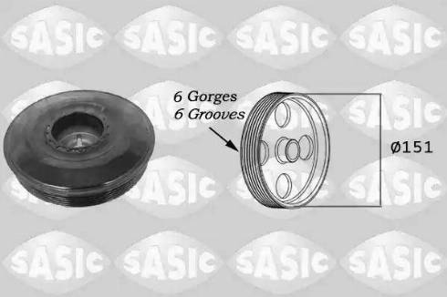 Sasic 2154016 - Puleggia cinghia, Albero a gomiti autozon.pro