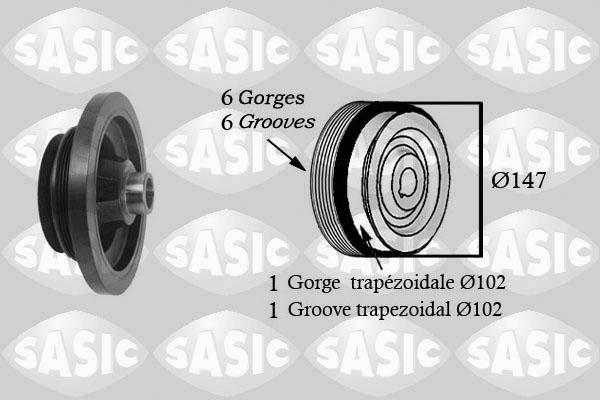 Sasic 2156060 - Puleggia cinghia, Albero a gomiti autozon.pro