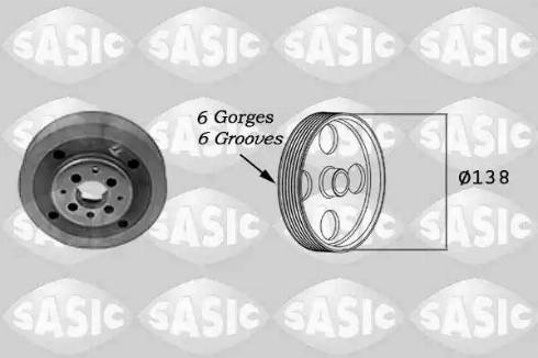 Sasic 2156002 - Puleggia cinghia, Albero a gomiti autozon.pro