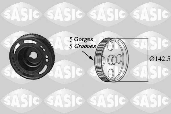 Sasic 2156013 - Puleggia cinghia, Albero a gomiti autozon.pro