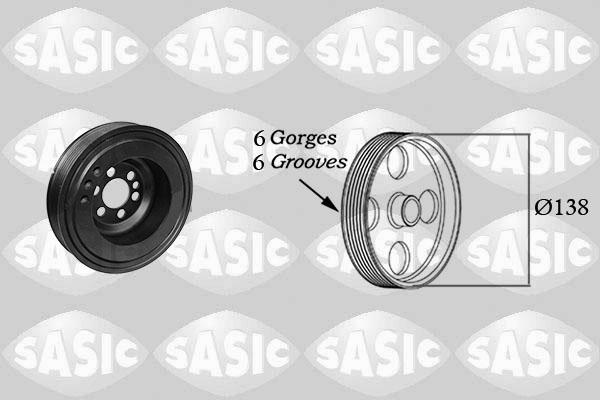 Sasic 2156083 - Puleggia cinghia, Albero a gomiti autozon.pro