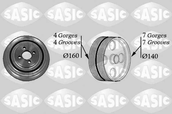 Sasic 2156031 - Puleggia cinghia, Albero a gomiti autozon.pro