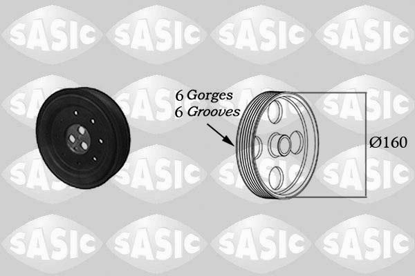 Sasic 2156033 - Puleggia cinghia, Albero a gomiti autozon.pro