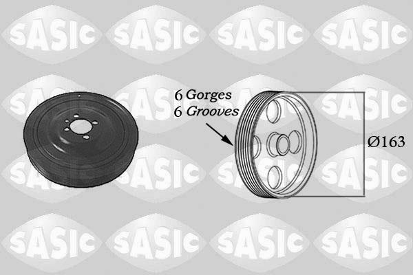 Sasic 2156029 - Puleggia cinghia, Albero a gomiti autozon.pro