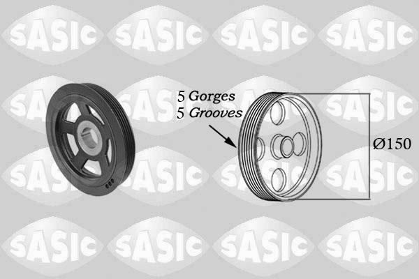 Sasic 2156072 - Puleggia cinghia, Albero a gomiti autozon.pro