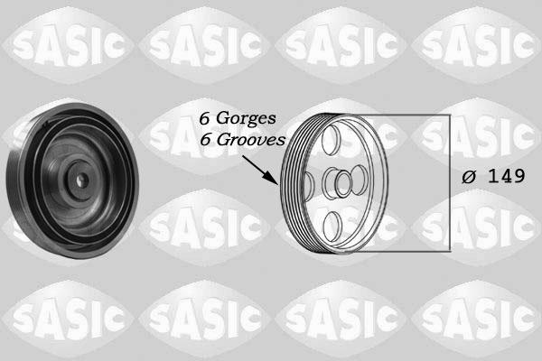 Sasic 2150019 - Puleggia cinghia, Albero a gomiti autozon.pro