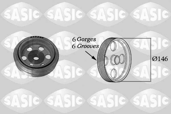 Sasic 2150016 - Puleggia cinghia, Albero a gomiti autozon.pro