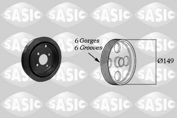 Sasic 2150018 - Puleggia cinghia, Albero a gomiti autozon.pro