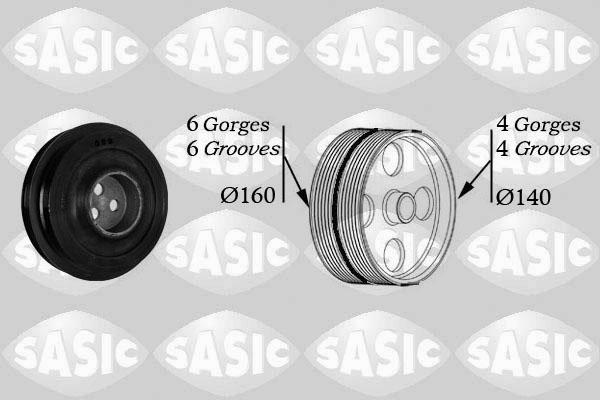 Sasic 2150029 - Puleggia cinghia, Albero a gomiti autozon.pro