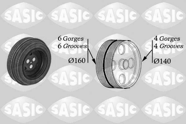 Sasic 2150028 - Puleggia cinghia, Albero a gomiti autozon.pro