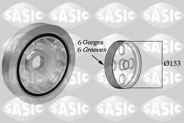 Sasic 2150072 - Puleggia cinghia, Albero a gomiti autozon.pro