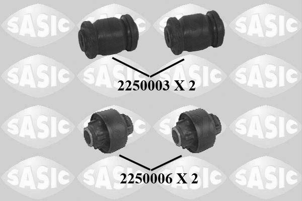 Sasic 7960002 - Kit riparazione, Braccio trasversale autozon.pro