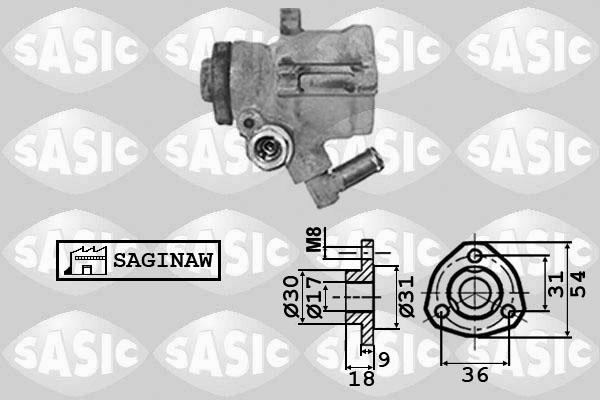 Sasic 7076008 - Pompa idraulica, Sterzo autozon.pro