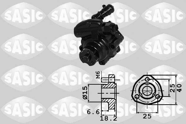 Sasic 7076084 - Pompa idraulica, Sterzo autozon.pro