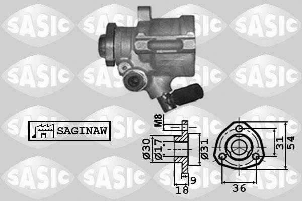 Sasic 7076039 - Pompa idraulica, Sterzo autozon.pro