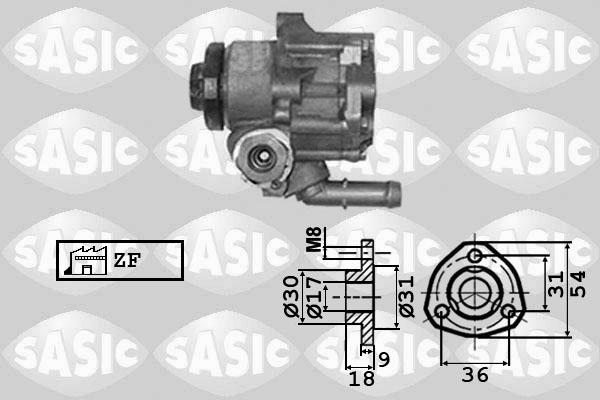 Sasic 7076024 - Pompa idraulica, Sterzo autozon.pro