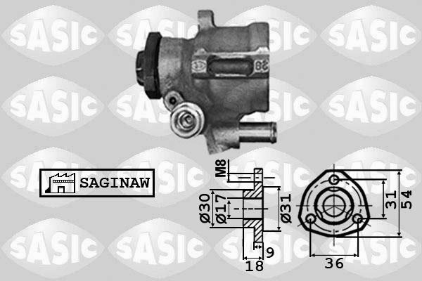 Sasic 7076021 - Pompa idraulica, Sterzo autozon.pro