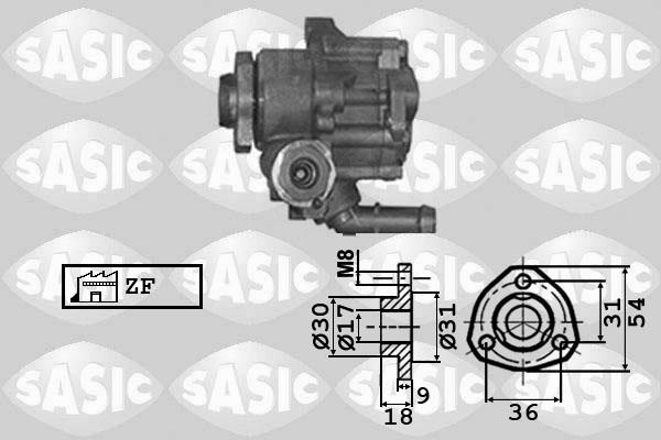 Sasic 7076023 - Pompa idraulica, Sterzo autozon.pro