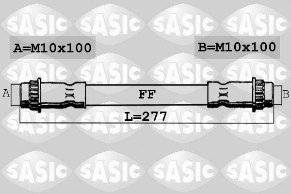 Sasic SBH4078 - Flessibile del freno autozon.pro