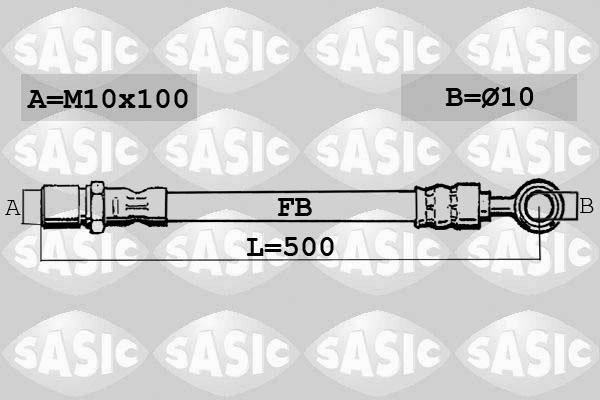 Sasic SBH6343 - Flessibile del freno autozon.pro