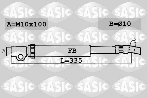 Sasic SBH6365 - Flessibile del freno autozon.pro