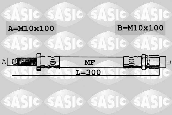 Sasic SBH6319 - Flessibile del freno autozon.pro