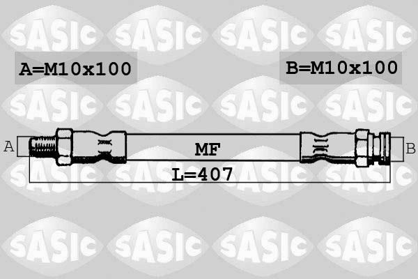 Sasic SBH6357 - Flessibile del freno autozon.pro