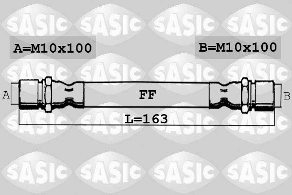 Sasic SBH6384 - Flessibile del freno autozon.pro