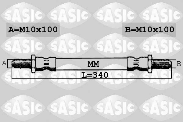 Sasic SBH6334 - Flessibile del freno autozon.pro