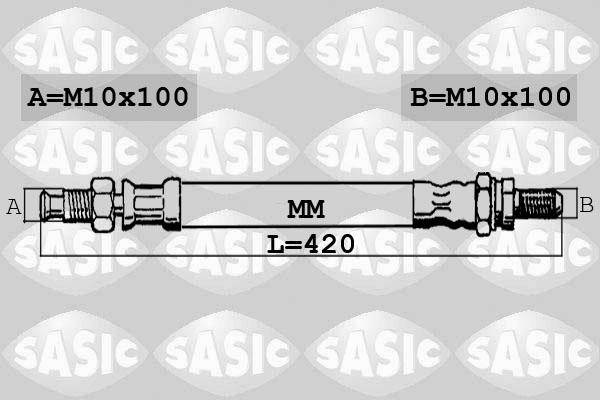 Sasic SBH6331 - Flessibile del freno autozon.pro