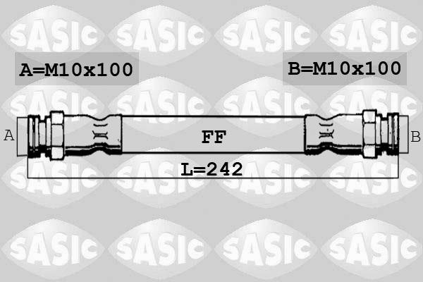 Sasic SBH6292 - Flessibile del freno autozon.pro