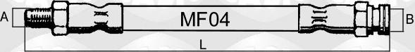 Sasic SBH6288 - Flessibile del freno autozon.pro