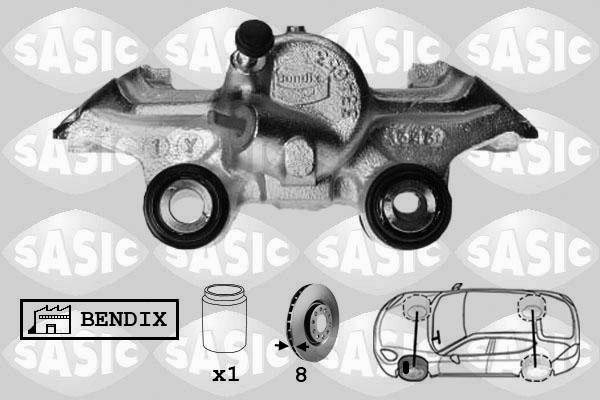 Sasic SCA4016 - Pinza freno autozon.pro