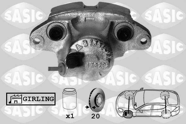 Sasic SCA4020 - Pinza freno autozon.pro